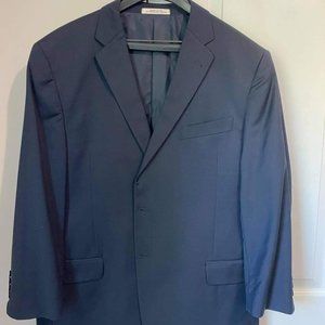 Elegant Men's Suit Joseph Abboud 100% Wool Dark Navy